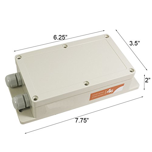 KiaoTime GSM-RELAY-US4G NEW USA AT&T 4G 7CH Output GSM SMS Remote Control Relay Contact Switch Box iOS APP - Thumbnail 3