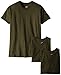 Soffe Men's 3-Pack Short Sleeve Crew Neck Military T-Shirt, Olive Green, XX-Large