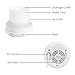 Esky 100ml Essential Aroma Humidifier Portable Ultrasonic Cool Mist 7 Color LED Lights Changing