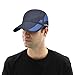 Sport Cap Summer Quick Drying Sun Hat Folding UV Protection Outdoor Cap Running Hat for Men, Women Black Blue