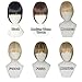 REECHO Fashion Full Length Synthetic 1 Piece Layered Clip in Hair Bangs Fringe Hairpieces Hair Extensions Color - White Blonde