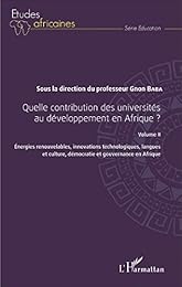 Quelle contribution des universités au développement en Afrique ?