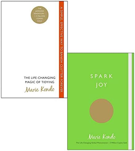 Life changing magic of tidying up, spark joy 2 books collection set by marie kondo