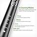 Sonic Electric Toothbrush, USB Rechargeable Toothbrush, Adult Electric Toothbrush With Holder and 2 Replacement Heads, (4 Modes with Automatic Timer, IPX7 Waterproof, Fast Charging), Black