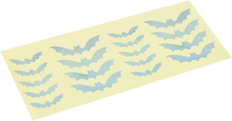 Guitar Fretboard Decor, Bat Pattern Inlay Stickers with Adhesive Design for Guitar Bass, and Ukulele Musical Instrument Accessories - Image 3