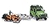 Land Rover Defender w trailer snowmobile and DRIVER