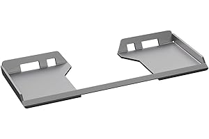 1/2" Skid Steer Attachment Plate - 9000 lbs Capacity, Universal Quick Attach Skid Steer Cut Out Mount Plate with Rust-Proof C
