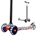 Hikole Scooter for Kids, Kick Scooter for Toddlers Girls & Boys with LED Light Up Scooters Wheels, Adjustable Height Scooter for Children Ages 4-12 Max Load 50KG