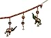 Super India Door Hanging Decorative Cotton Elephants & Globulars in Vibrant color with Beads and Brass Bell