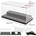 Acrylic Display case 7.9 x 3.9 x 3.5 inches for Action Figures Toy Vinylmation lot Any Minifigures Fuko Model Rock Stone Home Display (Black)