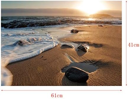 Flameer 3dデジタル印刷のアクアリウムの背景の魚飼育用の水槽の背景の静的なしがみつく壁紙のステッカー 浜 122x61cm B07m8yv1v5 1 186円 人気海外一番 100 品質保証 全品送料無料 即日出荷 Sale開催中