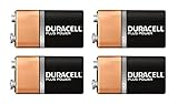 9 Volt Duracell Alkaline Batteries Coppertop MN1604 (Pack of 16 (1 battery each))