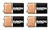 9 Volt Duracell Alkaline Batteries Coppertop MN1604 (Pack of 16 (1 battery each))