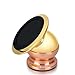 Lwang 360° Degree Rotating Super Car Universal Phone Magnetic Car Mount Kit Car Holder GPS Stand Mount Phone Holder Magnetic - Car Dash Stand [ Steel Ball & Magnet Socket] (rose gold)