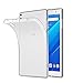 Gosento Lenovo Tab 4 8 Plus Case, Crystal Clear Shock Absorption Cover Soft TPU Gel Anti Scratch Transparent Back Case for Lenovo Tab4 8 Plus (Frosted White)