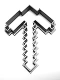 PICKAXE SHAPE BLOCK ADVENTURE VIDEO GAME SPECIAL OCCASION COOKIE CUTTER BAKING TOOL 3D PRINTED MADE IN USA PR521