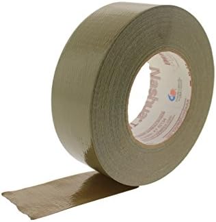 Nashua 2280 2" Olive Drab 9 Mil Cloth Duct Tape Waterproof Hand Tearable UV Resistant High Visibility Industrial Grade Heavy Duty Pro Colored Duct Tape Colors USA Made 60yd