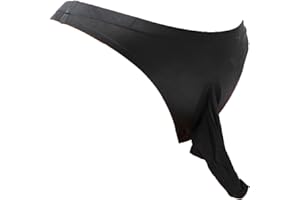 Mona's Choice Stretchy Mens Ice Silk Bikini Briefs with Pouch or Sheath/Mens Panties