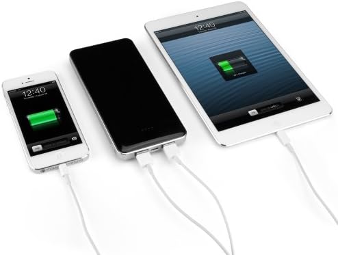 BoxWave Rejuva Power Pack Ultra Lenovo Vibe X2 Power Bank - Rechargeable 12,000 mAh External Battery Pack, Dual Port, 2 USB Power Bank for Lenovo Vibe X2 (Black)