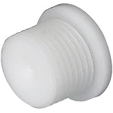 Moeller Transom Drain Plug &amp; O-ring Only White 5pk 020304-10