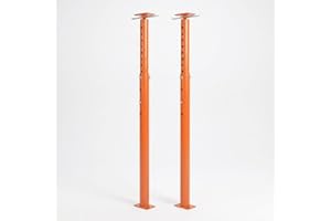 2 Pack 53-93in Adjustable Jack Post Carbon Steel Joist Beam Jack House Floor Lifting Jacks