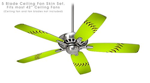Softball - Ceiling Fan Skin Kit fits most 42 inch fans (FAN and BLADES NOT INCLUDED)