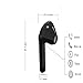 Bluetooth Earbuds Bluetooth Headphones Wireless Earbuds Bluetooth Headsets Mini TWS Earpieces Earphones V4.2 Stereo HD Bluetooth Headphones with Charging Case for Bluetooth Devices,Black (1)