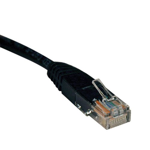 Tripp Lite Cat5e 350MHz Molded Patch Cable (RJ45 M/M) - Black, 100-ft.(N002-100-BK)