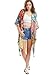 SweatyRocks Women Kimono Vintage Floral Beach Cover Up (One Size, Multicolour)