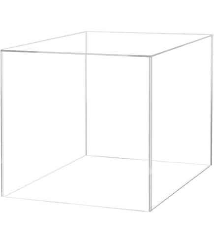 Amazon.com: 16 Inch Clear Acrylic Display Box No Lid Versatile
