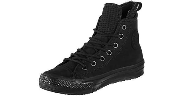 converse black all star utility draft boot hi trainers