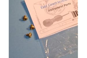 East Coast Instruments Saxophone Key Guard screws for Yamaha models (3 brass screw pack)