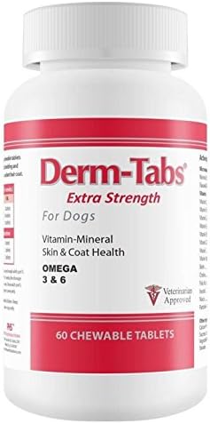 Dermtabs Extra Strength Skin &amp; Coat for Dogs 60 Tabs