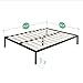 Zinus Modern Studio 14 Inch Platform 3000 Metal Bed Frame/Mattress Foundation/no Boxspring Needed/Wooden Slat Support/Good Design Award Winner, Full
