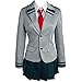 Valecos Cosplay Boku No Hero Academia My Hero Academia, Gray, Size Large