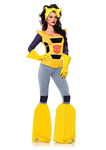 Leg Avenue Women's Transformers 5 Piece Bumble Bee
