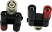 Super Power Supply&reg; BNC Male to 2 Dual Banana Binding Female Posts Plug Jack RF Coax Coaxial Connector Adapter