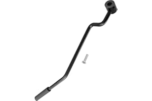 JUFZQO Shifter Conversion Compatible with Honda Rancher Foreman 350 450 500 ES, Manual to Foot Gear Shift Lever, Bypass Malfunctioning Electric Shift, Black