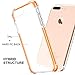 iPhone 8 Plus 7 Plus Shatterproof Hard Case (Clear) with Bumper Edges for Apple iPhone 8 Plus 7 Plus by DAUPIN Yellow