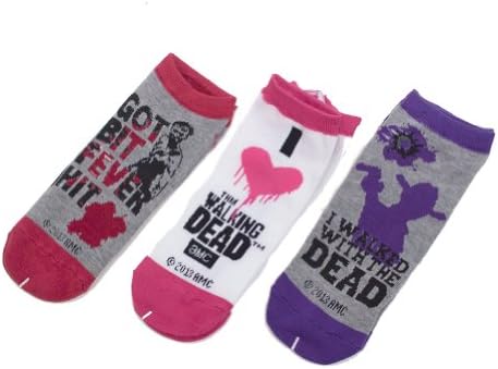 Walking Dead Ladies Got Bit Fever Hit Low Cut Socks Three Pack