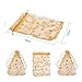 PH PandaHall 5x7 Inch Heart Printed Organza Bags 100pcs Golden Gift Bags Jewelry Pouch Bag Organza Mesh Sheer Drawstring Bag Wedding Favors for Mother Festival Christmas