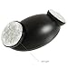 eTopLighting [2 Pack] Emergency Exit Light Standard LED Bug Eye Head LED Spot Light, Black Body Color, 2 Side Lights, Test Button, AGG2215
