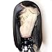 YAYAKU 13x6 Short Bob Lace Front Human Hair Wigs Pre Plucked,Brazilian Deep Part Human Hair Bob Wigs with Baby Hair for Women,10 inch