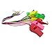 BeautyMood 24Pcs Neon Plastic Whistle Necklaces on Nylon Braided Cord by BeautyMoodTako