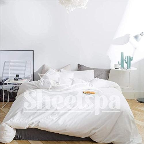 SHEETSPA Hotel Quality 1500 Thread Count 100% Egyptian Cotton Super King Size Zipper Closure Duvet Cover With 2pc Pillow Shams Premium 3PC Duvet Set (Super-King - Image 5