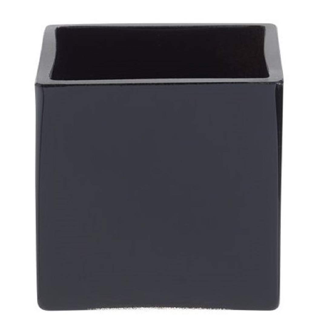 OASIS® Acrylic Cube vase (15cm) Black