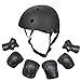 Dostar Kids Youth Adjustable 7Pcs Sports Protective Gear Set Safety Pad Safeguard (Helmet Knee Elbow Wrist) Roller Bicycle BMX Bike Skateboard Hoverboard and Other Extreme Sports Activities