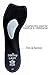 Pedag 2821 Lady 3/4 Ultra Thin Leather Self Adhesive Insole for All Heels, Black, Women's 9
