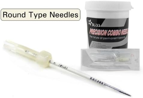 BLISS PREMIUM 3 ROUND Permanent Makeup Needles SUPPLY (50pcs/TUB)