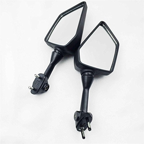OKSTNO Motorcycle Black Left and Right Rearview Side Mirror For KAWASAKI NINJA 250R EX250 2008-2013 - Thumbnail 3